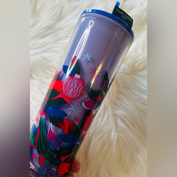 Starbucks Purple Color Change Point-setter Cup Tumbler 24oz NWT 2023 Holiday - Picture 7 of 11